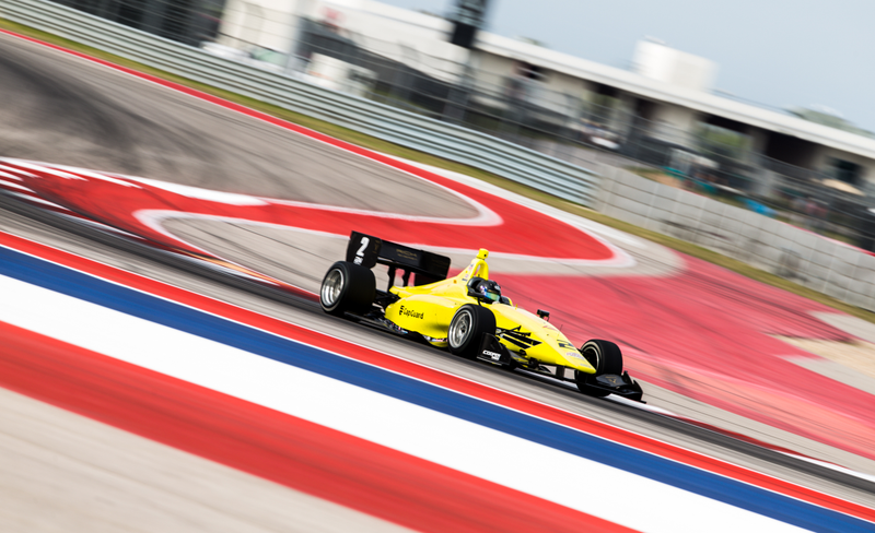 Illustration for article titled Here's All the Action From IndyCar Practice At COTA